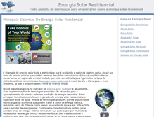 Tablet Screenshot of energiasolarresidencial.org